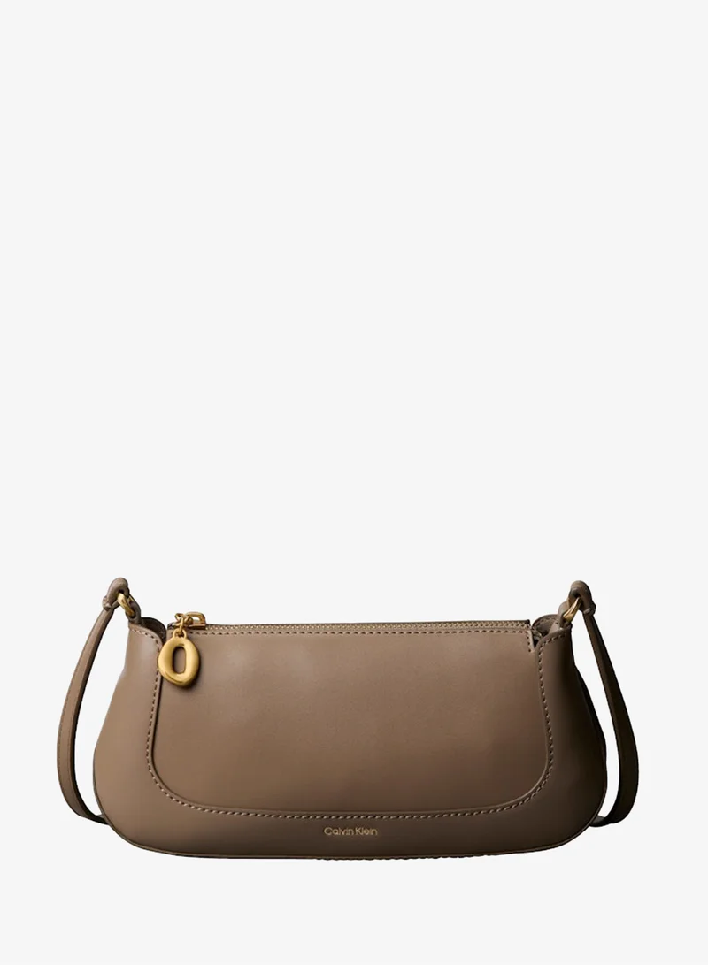 CALVIN KLEIN Engraved Long Zip Crossbody Bag